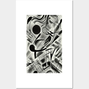 Black and White Composition Posters and Art